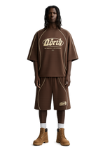 Track Short Brown