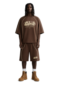 Track Short Brown